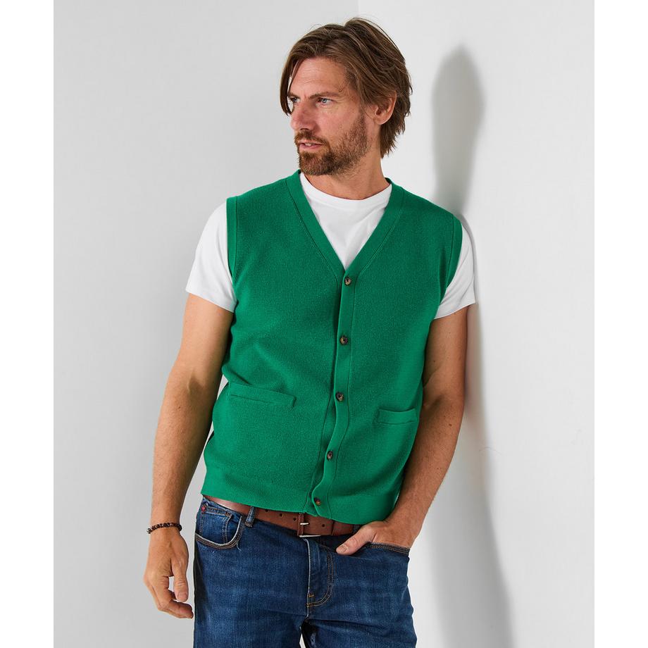 Joe Browns Gilet Tricoté Chic Polyvalent à Boutons  