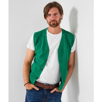 Veston tricoté polyvalent et chic à boutons