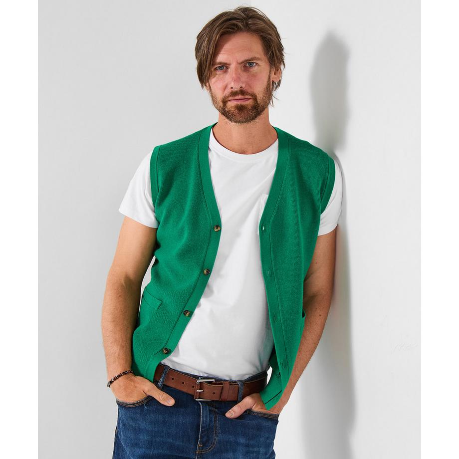 Joe Browns Gilet Tricoté Chic Polyvalent à Boutons  