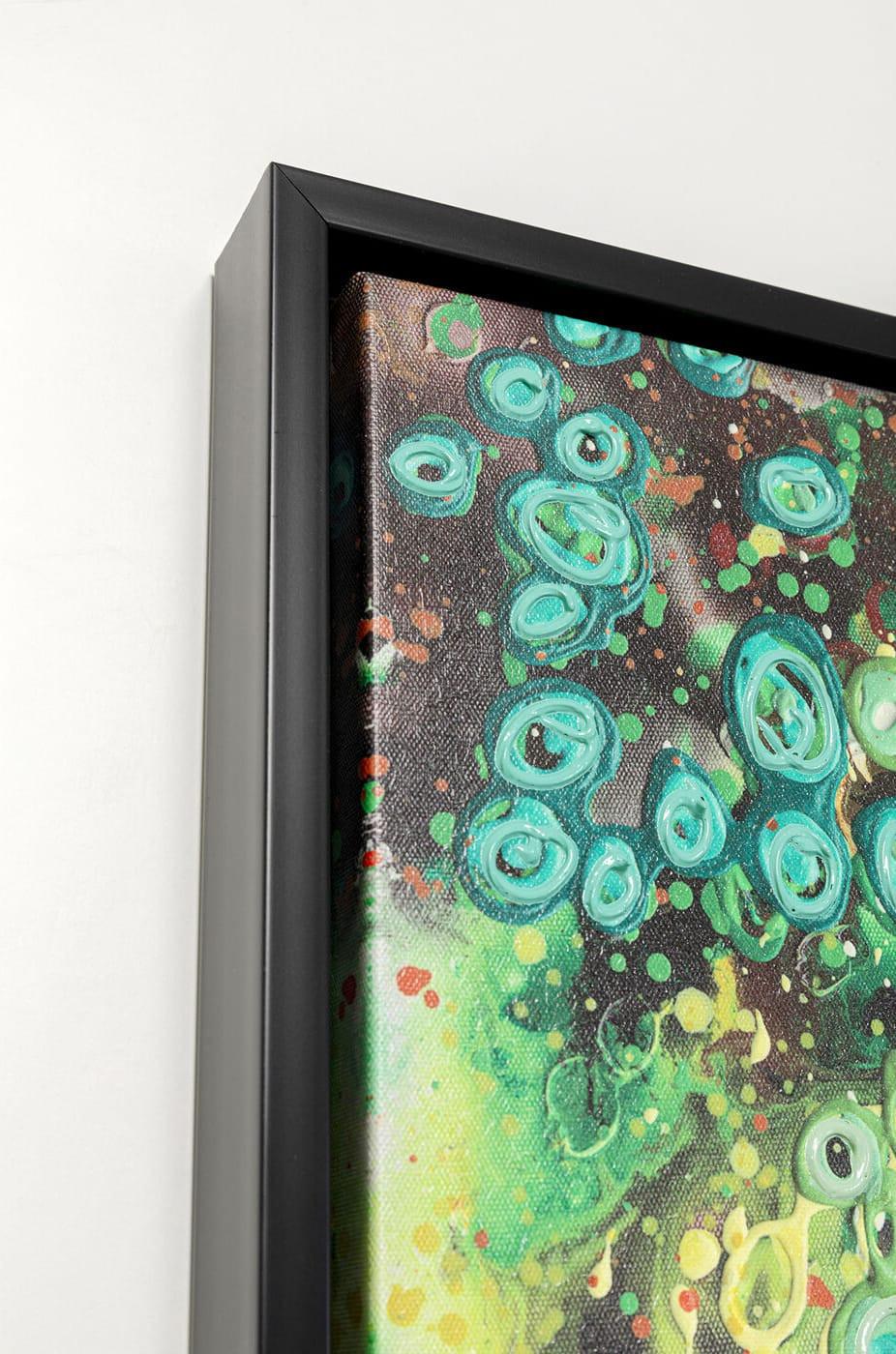 KARE Design Tableau encadré Top View vert 100x100  