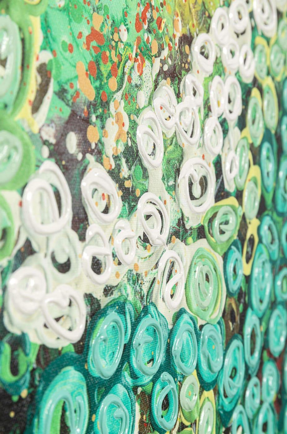 KARE Design Tableau encadré Top View vert 100x100  