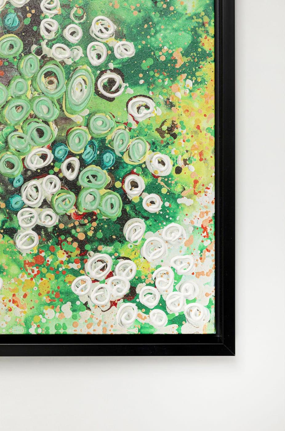 KARE Design Tableau encadré Top View vert 100x100  