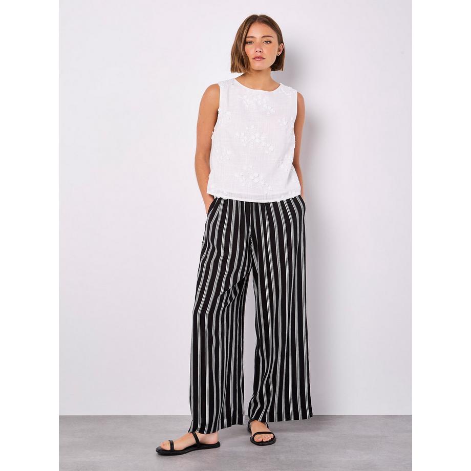 APRICOT Pantalon large à rayures  