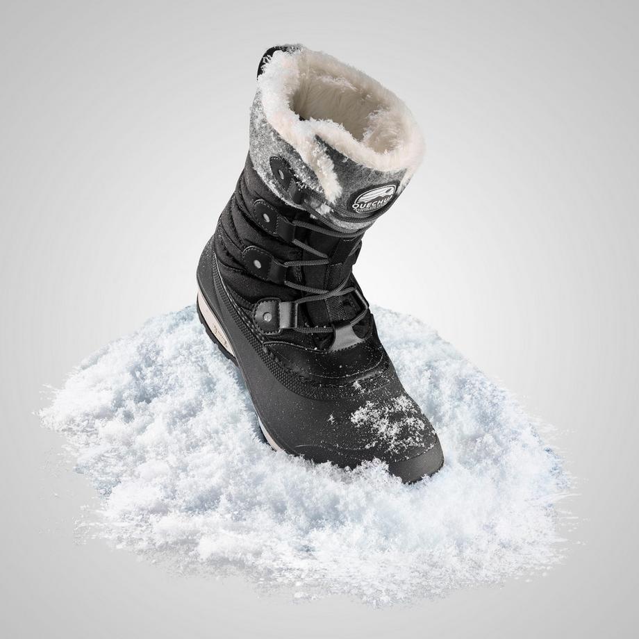 QUECHUA  Bottes de neige femme chaudes imperméables 