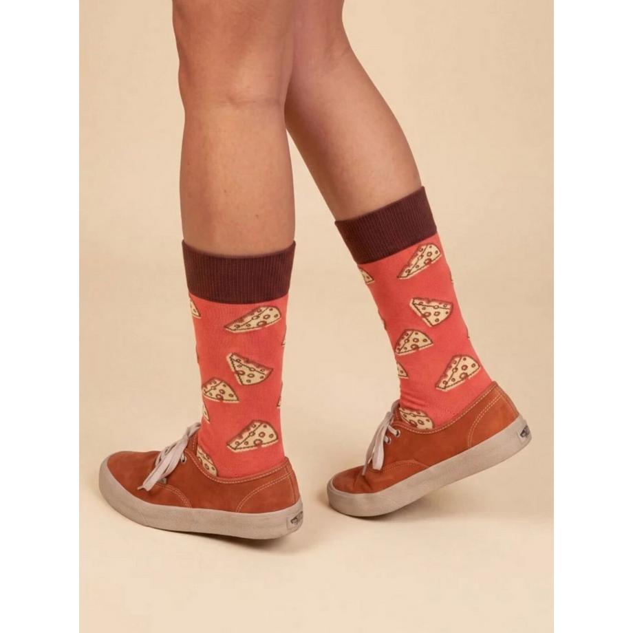 DillySocks Chaussettes Imprimé Fromage  