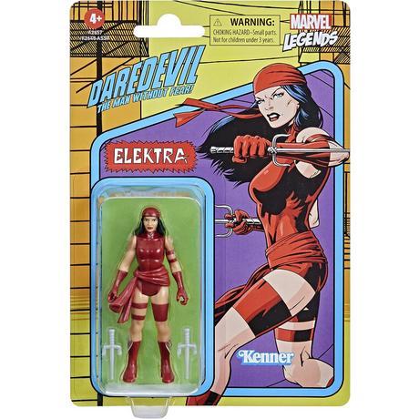 Hasbro  Marvel Legends Retro  Collection Elektra Actionfigur 