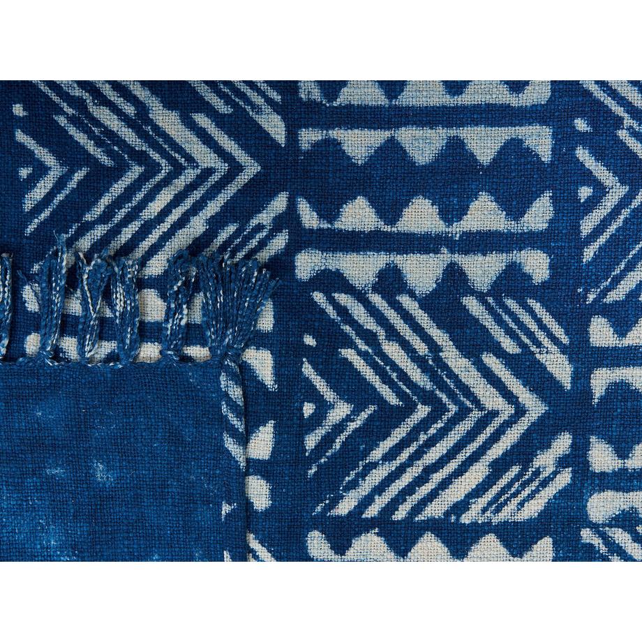 Beliani Boho SHIVPURI Baumwoll Kuscheldecke  