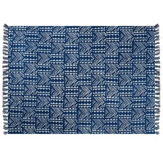 Beliani Boho SHIVPURI Couverture en Coton  