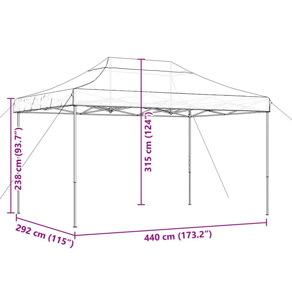 VidaXL tenda per feste Poliestere  