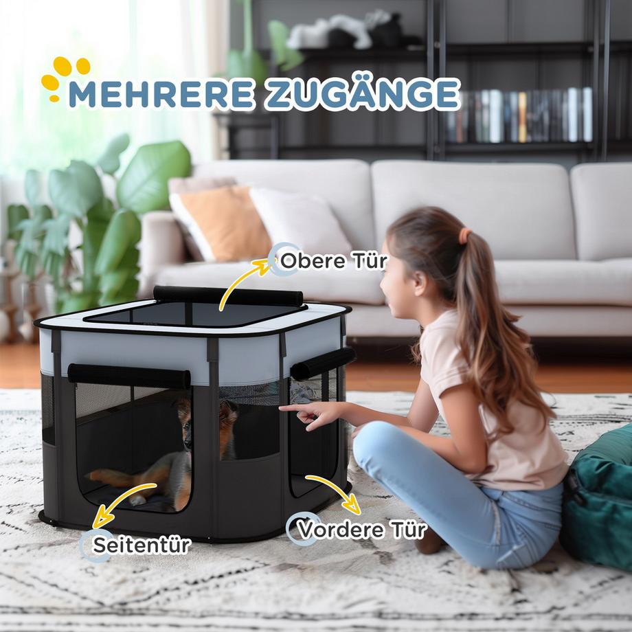 PawHut  Welpenauslauf 