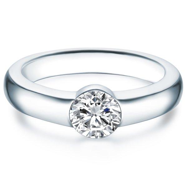 Image of Damen Ring Damen Silber 49