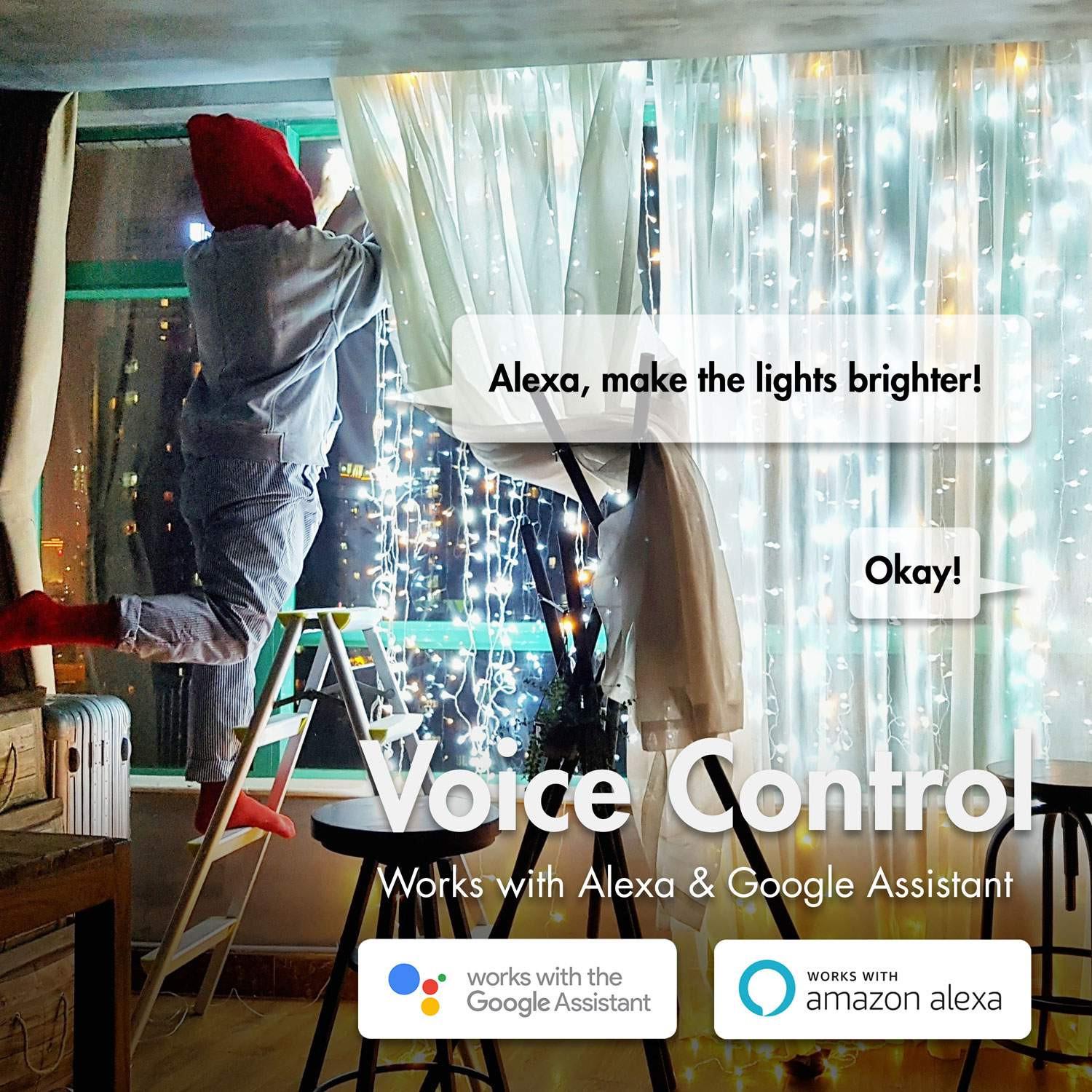 LogiLink RGB-Lichtschleife mit Fernbedienung und WLAN Tuya IP65 5 m  