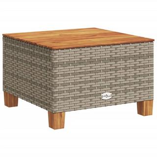 VidaXL Table de jardin rotin synthétique  