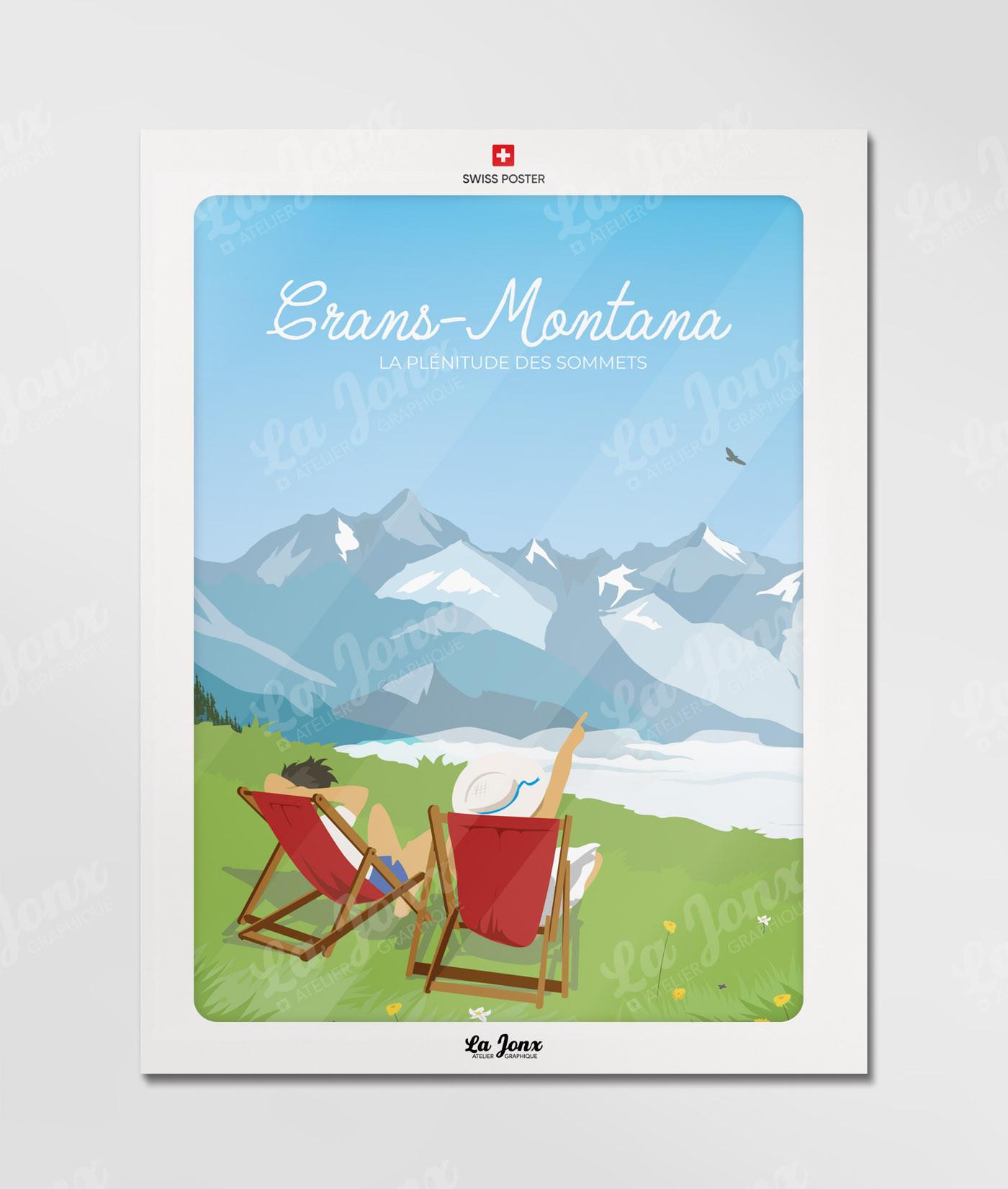 La-Jonx Crans-Montana - Poster  