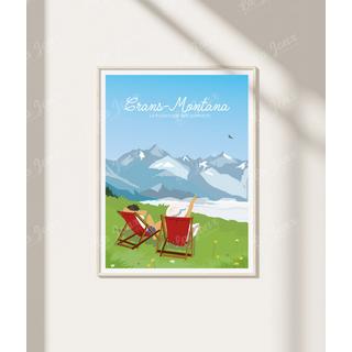 La-Jonx Crans-Montana - Poster  