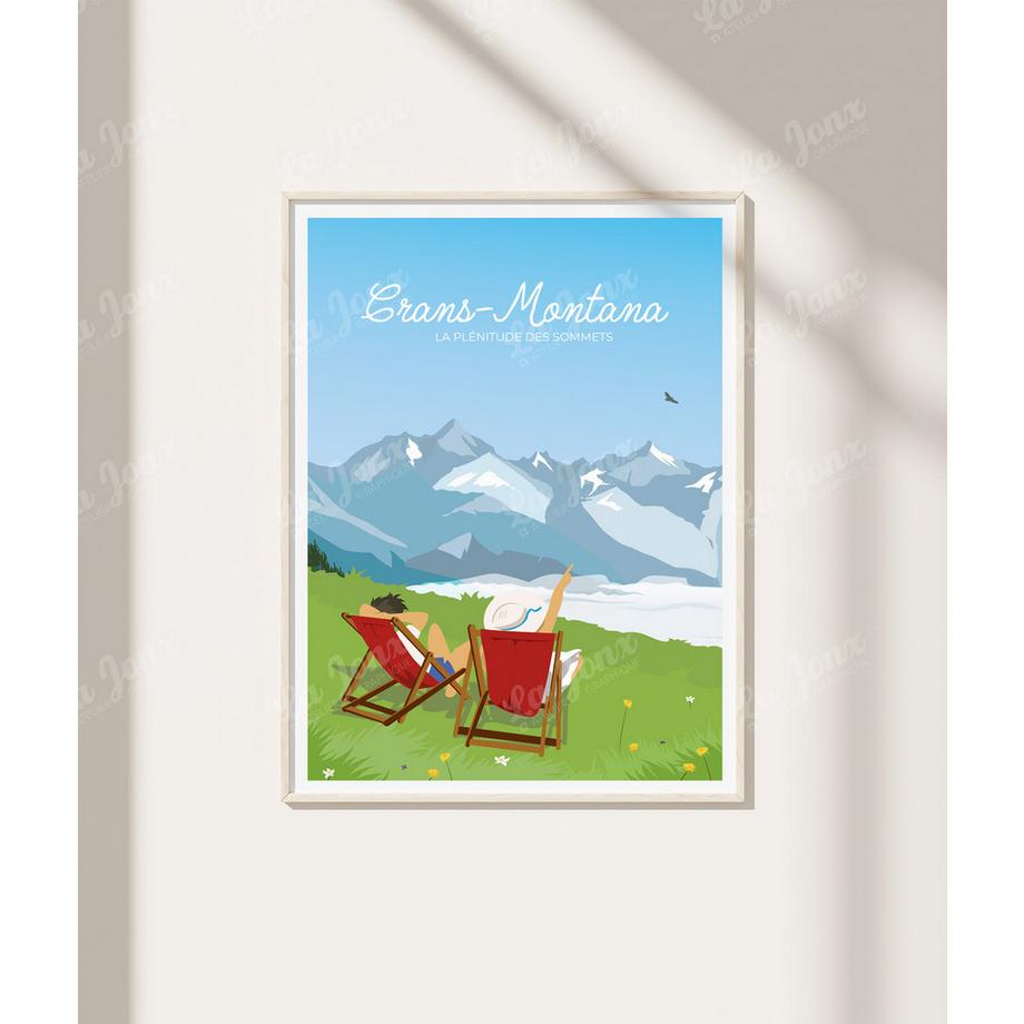 La-Jonx Crans-Montana - Poster  