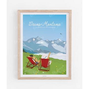 Crans-Montana - Poster