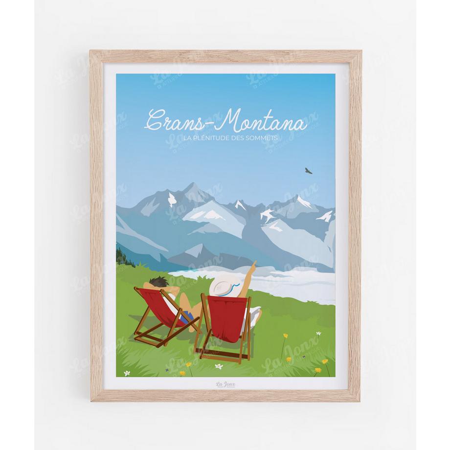 Crans-Montana - Poster