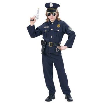 WIDMANN Poliziotto (Casacca, Pantaloni, Cintura Con Fondina, Cappello) (128 Cm / 5-7 Years)