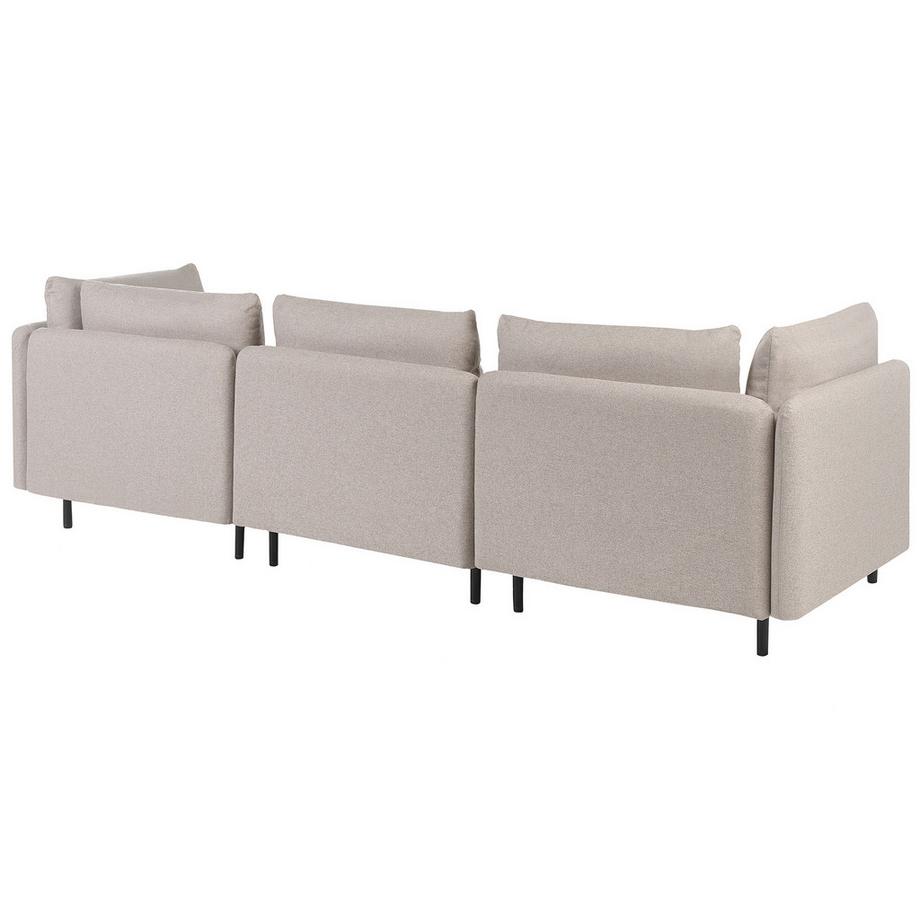 Beliani Canapé 3 places en Tissu  EGERIS  