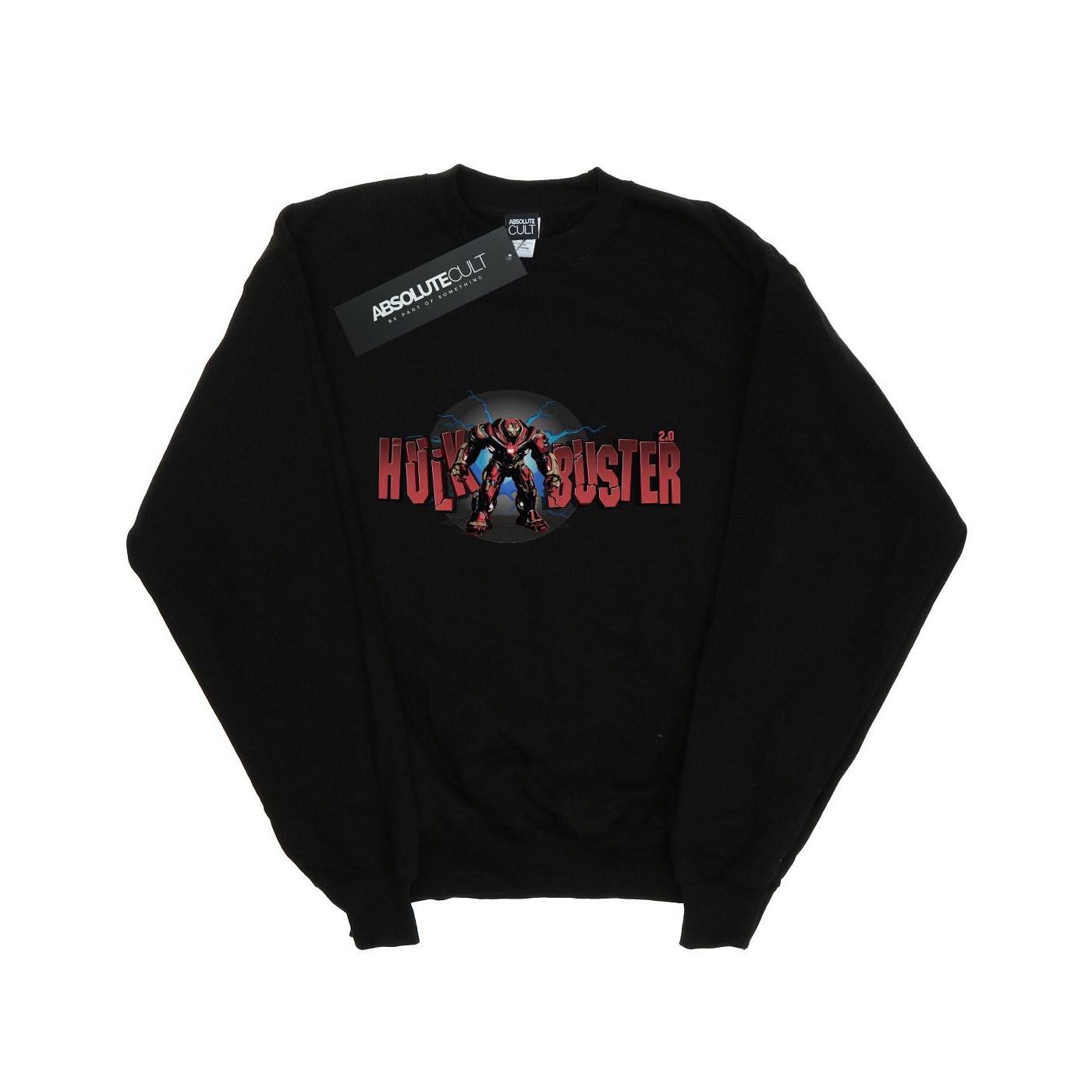 Image of Avengers Infinity War Hulkbuster 2.0 Sweatshirt Jungen Schwarz 128