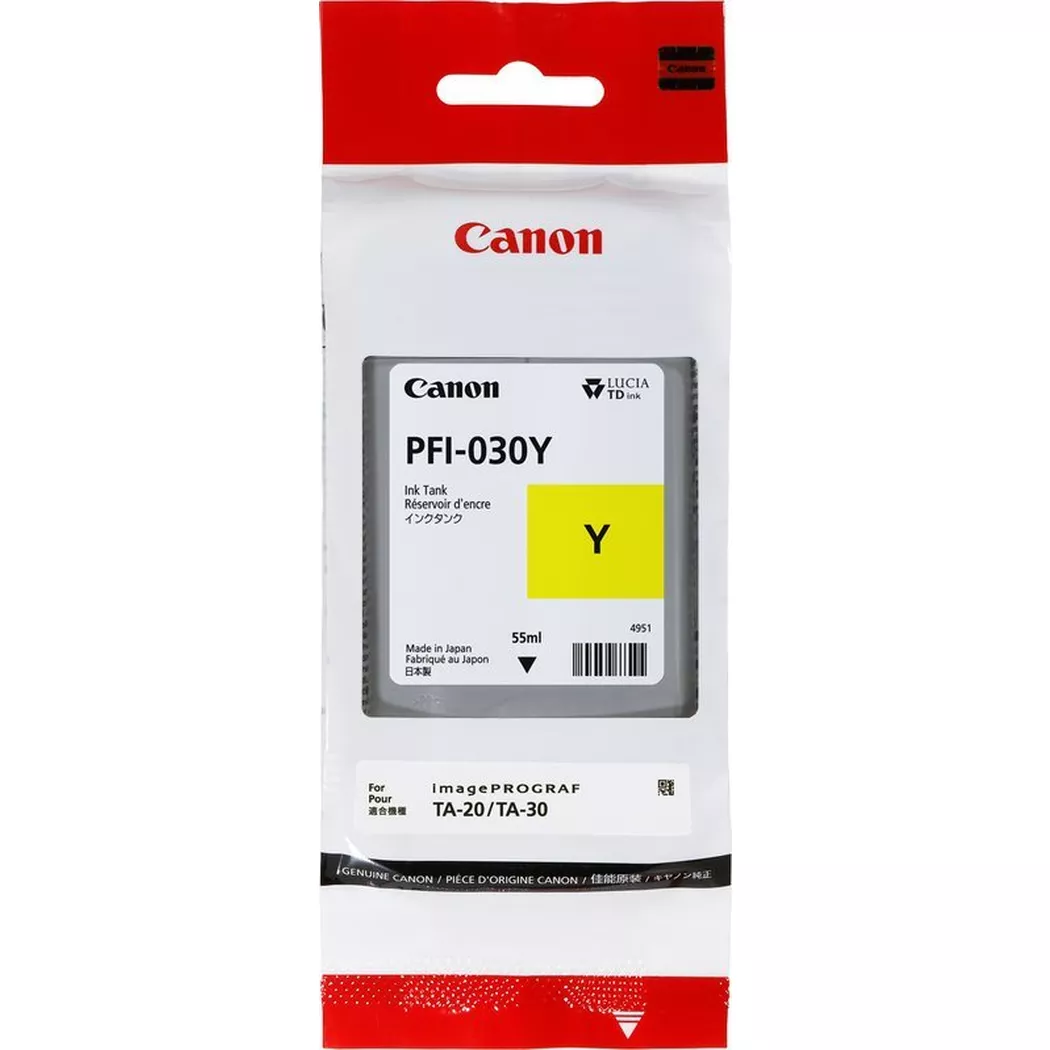 Canon – Tintenpatrone yellow PFI030Y iPF TX-20 55ml, One Size