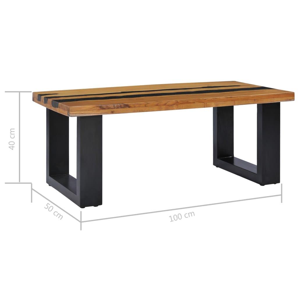 VidaXL Table basse bois  