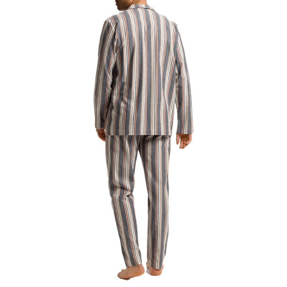 HANRO Cozy Comfort Gestreifter Flanell Pyjama  