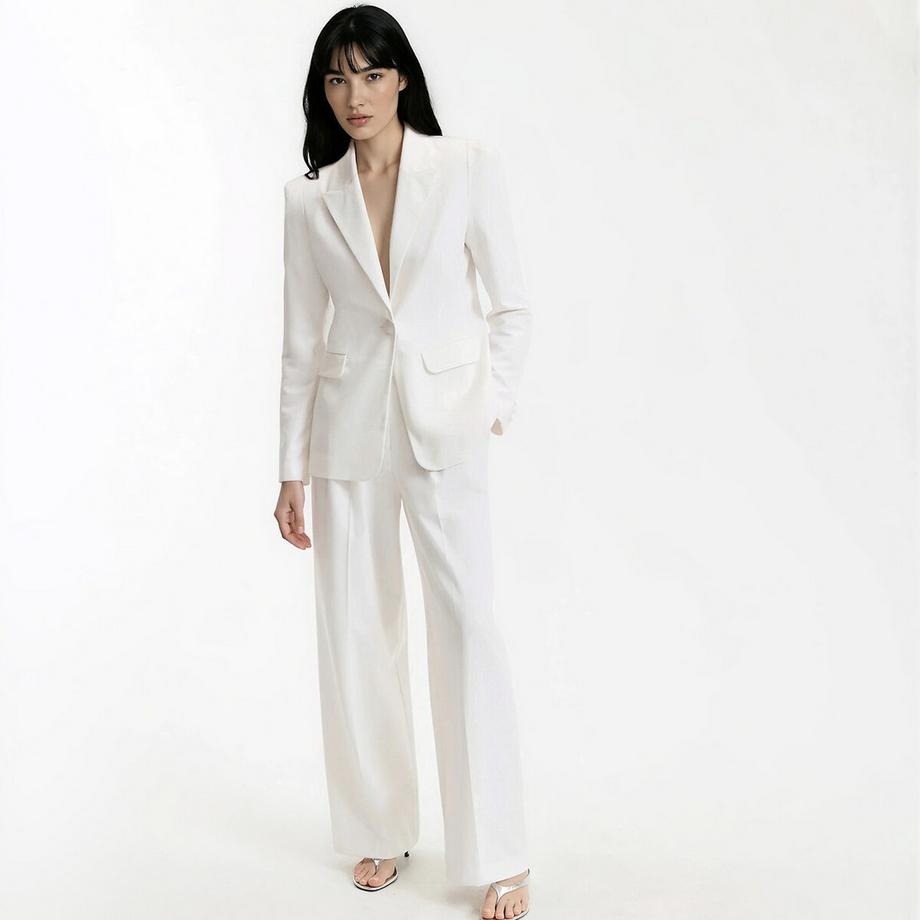 La Redoute Collections Loose-Fit Bundfaltenhose  