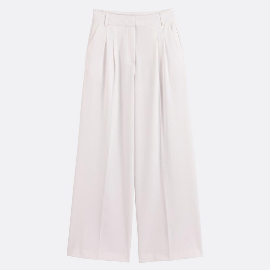 La Redoute Collections Loose-Fit Bundfaltenhose  