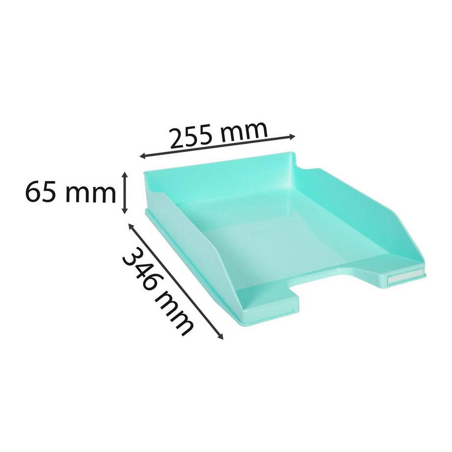 Exacompta Corbeille à courrier Combo Midi Aquarel - x 6  