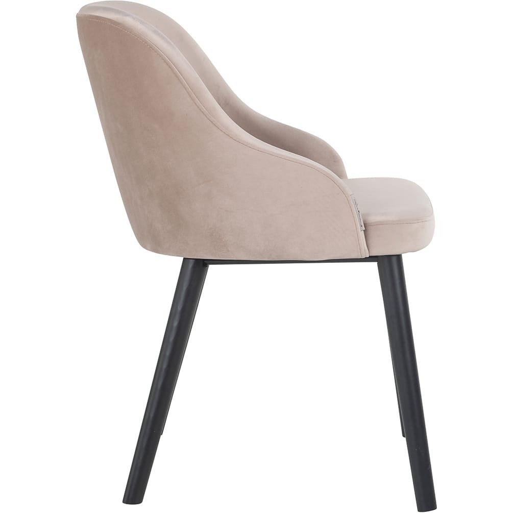 mutoni Chaise Twiggy kaki noir  