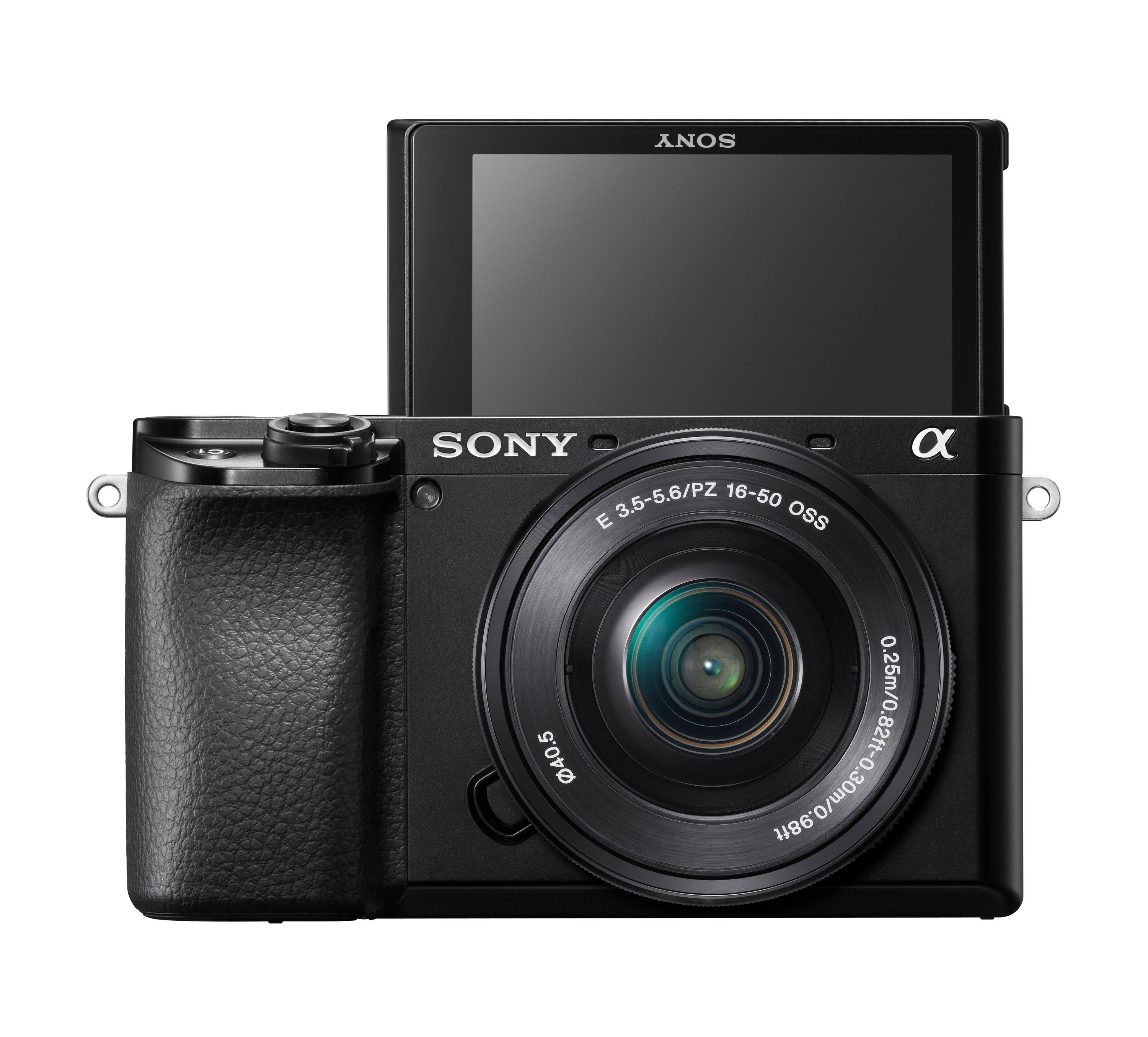 SONY  Sony α 6100 + 16-50mm MILC 24,2 MP CMOS 6000 x 40000 pixels Noir 