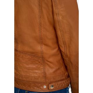 RICANO  Lederjacke Ines, Bikerjacke mit abtrennbarer Kapuze 