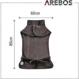 Arebos  Gilet chauffant | Gilet chauffant | Coussin chauffant lavable | Chauffage dorsal 