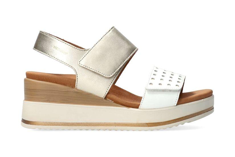 Image of Swena - Leder Sandale Damen Weiss 40