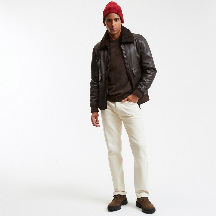 La Redoute Collections Pull col rond en lambswool  