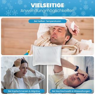 Mara Vital Elements Cool Kühlender Kissenbezug 2er Set Bio GOTS Premium  