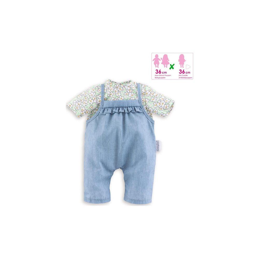 Corolle  Mon Grand Poupon Overall & Bluse Babypuppe 36 cm 