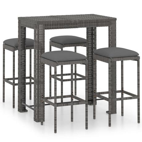 VidaXL Bar-set poly-rattan  