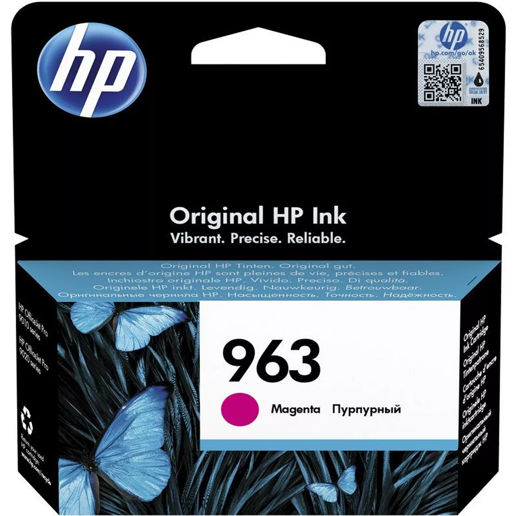 Hewlett-Packard – HP Tintenpatrone 963 magenta 3JA24AE OfficeJet 9010/9020 700 S., Magenta, One Size