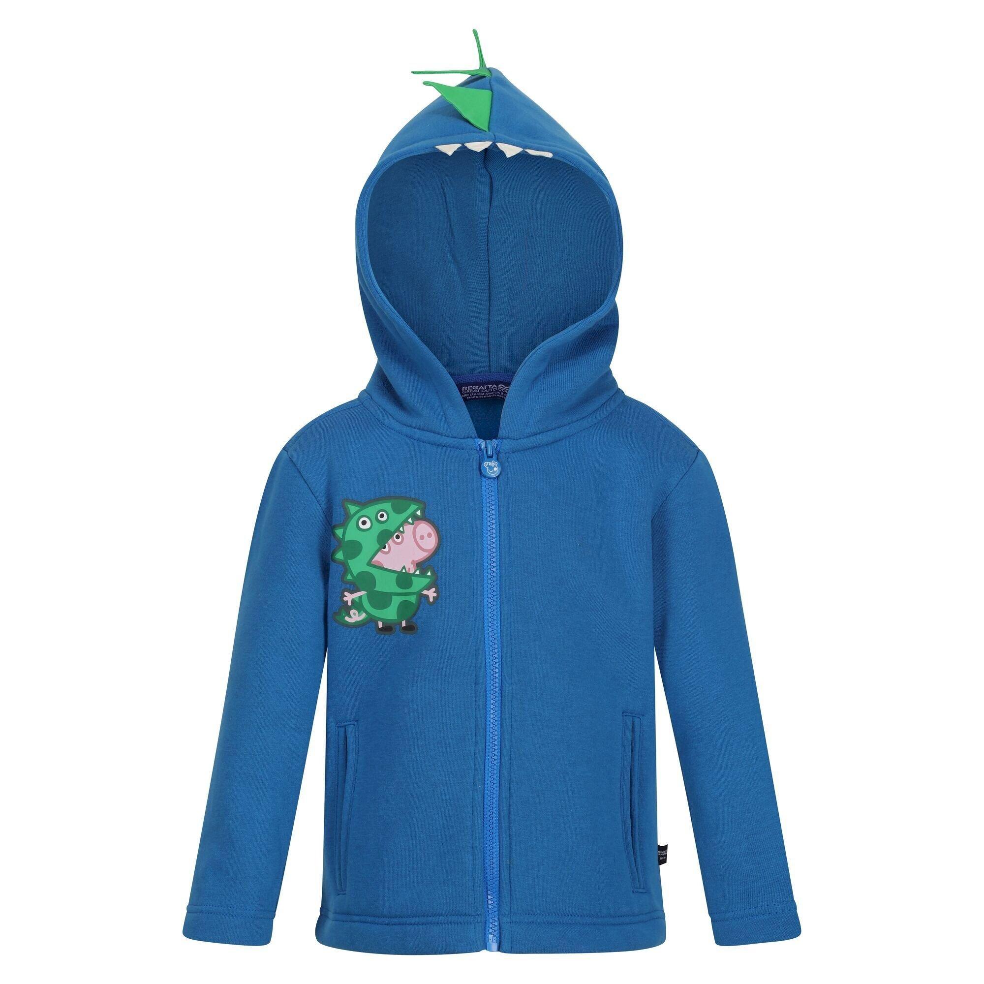 Image of Hoodie Mit Durchgehendem Reißverschluss Mädchen Blau 98