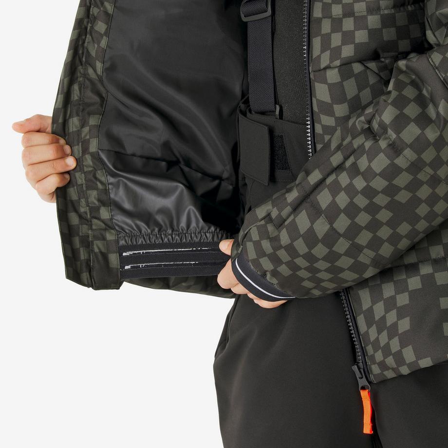 WEDZE  Wattierte Skijacke Kinder Warm Polyester 