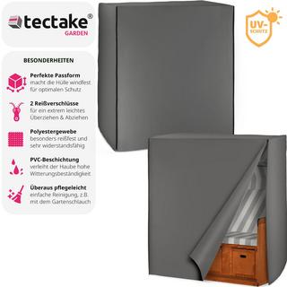 Tectake Housse de protection pour corbeille de plage  