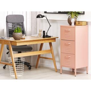 Beliani Armadietto da ufficio en Acciaio Moderno WOSTOK  