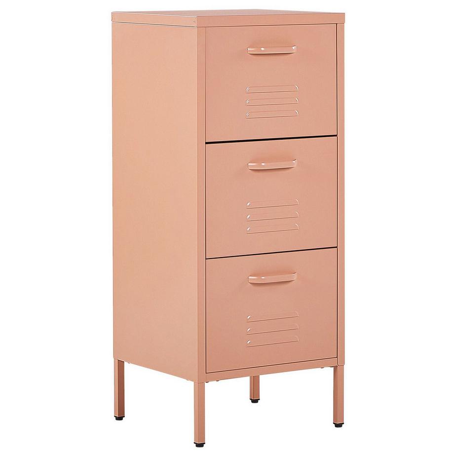 Beliani Büroschrank aus Stahl Modern WOSTOK  