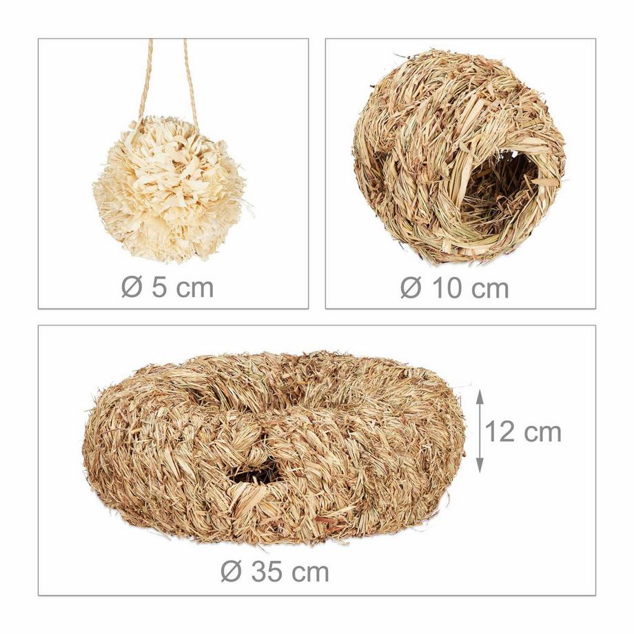 Northix  Hamster-Zubehör-Set 5-tlg. 