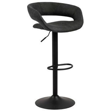 Tabouret de bar Cabot anthracite