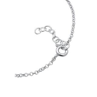 Elli  Bracelet Enfants Fleurs Filigrane Avec Cristaux Rose 