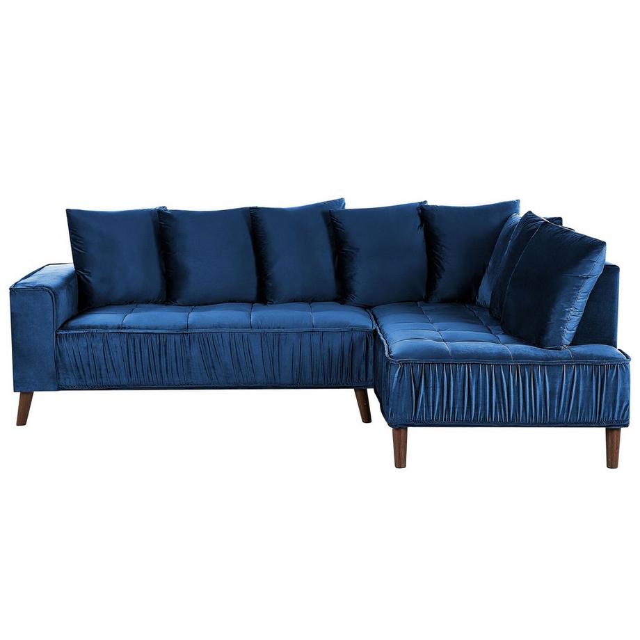Ecksofa aus Samtstoff  GRENA